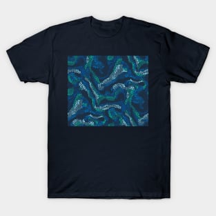 Blue Beach Waves T-Shirt